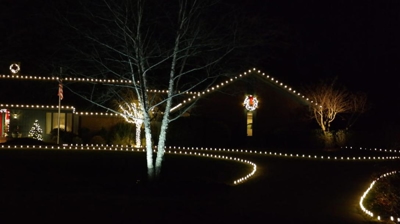Example of Christmas Lights Photo